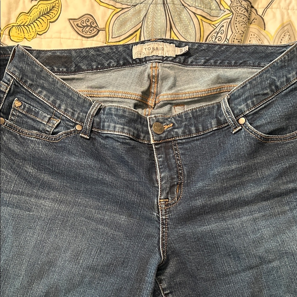 Torrid Dark Blue Jeans